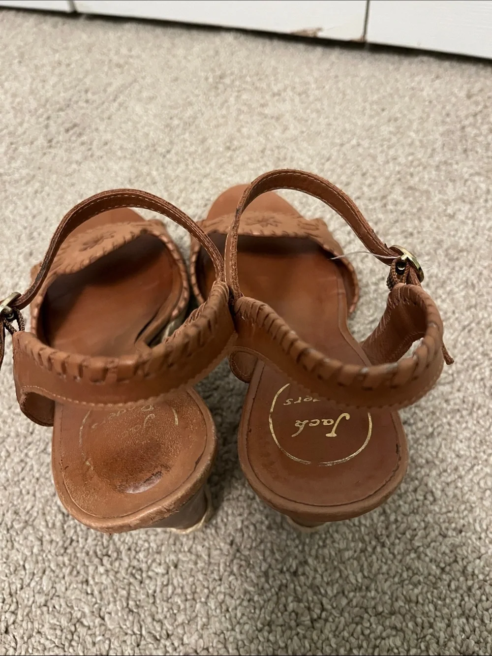 Jack Rogers brown leather